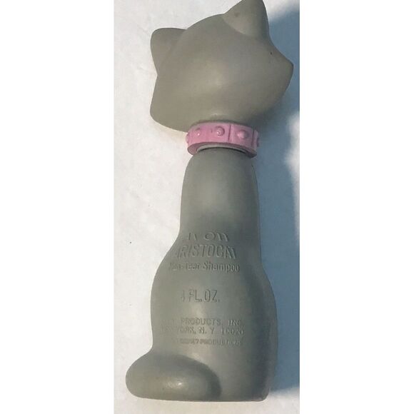 Vintage 1971 AVON Walt Disney the ARISTOCATS Shampoo EMPTY Bottle - Picture 2 of 3